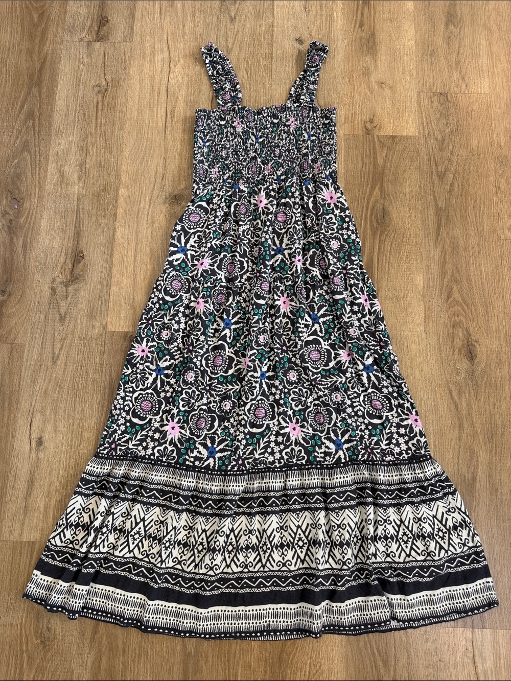 Marine Layer Resort Selene Dress Floral Boho Maxi - Picture 7 of 12
